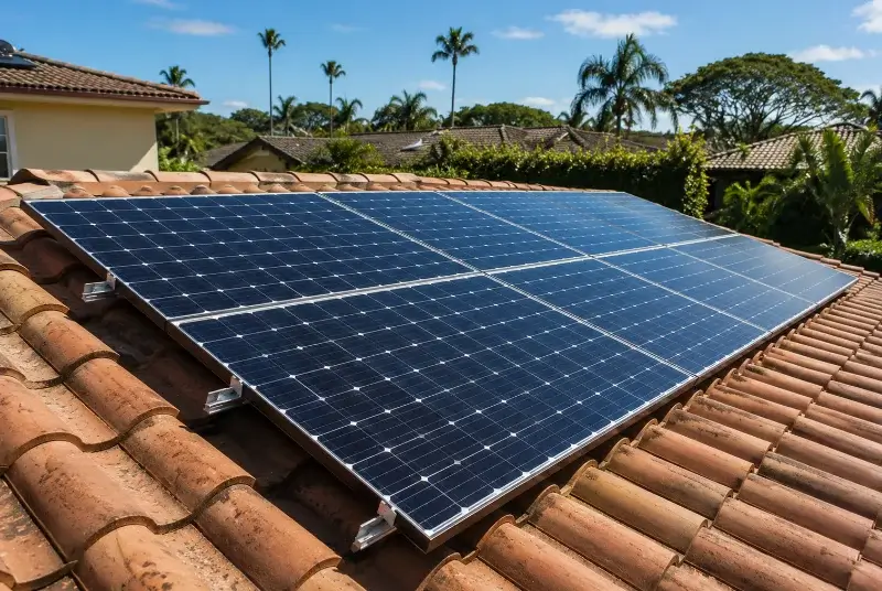 Installation de panneaux solaires à la Répara-Auriples